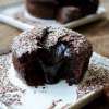 chocolate lave cake met slagroom
