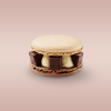 Macaron chocolade caramel