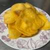 Kroepoek (素虾片) zelfgemaakte van zoete aardappel
