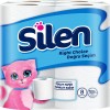 Silen Wc papier, 8 rollen, 2 laags, 100% cellulose