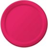 Dopla 30 gekleurde grote borden fuchsia, 22 cm