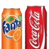 Keuze uit gratis blikje Coca Cola of Fanta 