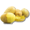 Hele aardappelen iets kruimig