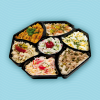 Feestelijke saladeschotel