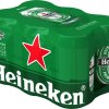 TRAY MET 6 BLIKJES HEINEKEN