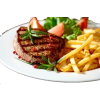 PLATE BIEFSTUK VAN DE HAAS