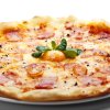 Pizza carbonara groot
