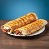 Lahmacun shoarma, gesmolten kaas