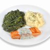 Zalm in roomsaus