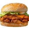 Crispy chicken burger