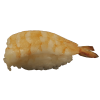 Gekookte garnalen nigiri