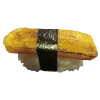Geflambeerde omelet nigiri