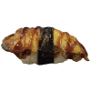 Geflambeerde paling nigiri
