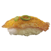 Geflambeerde beef nigiri