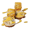 Pittige gegrilde tonijn rol