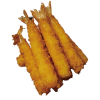 Krokante garnalen (met frituursaus)