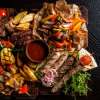 Mixed schotel met 6 soorten vlees