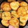 Aardappelschijfjes (met kruiden) Curry