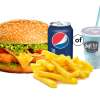 Crunchy Kipburger spicy Menu van Jet