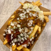 Loaded fries hachee
