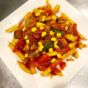 Loaded fries BBQ Kip