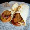 Spicy Chicken wrap menu