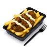Frietje stoofvlees met pepermayo - klein