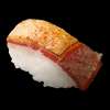 Nigiri flambé beef en kaas
