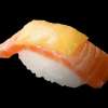 Nigiri flambé zalm en kaas