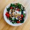 Salade Wilde spinazie - geitenkaas