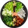 Poké bowl gemarineerde tonijn