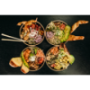 Poké bowl spicy zalm