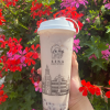 Red bean milk tea