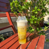 Peach cream cheese tea