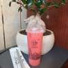 Watermelon milk tea
