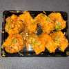 Fried crispy spicy zalm mousse roll