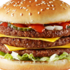 Triple burger menu