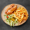 Plate hotdog classic