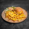 Plate chickenburger samurai