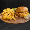 Plate Spicy Burger