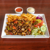 Shoarma lams speciaal schotel