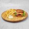 Crunchy chicken burger