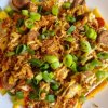 The loaded snack fries small