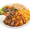 Shoarma en kipdöner schotel