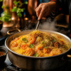 Prawn biryani