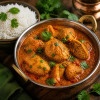 Butter chicken with rice