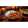 Chicken tikka masala with rice