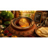 Dry papad in tandoor
