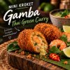 Gamba Thai green curry (4 st)