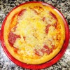Kinder pizza salami